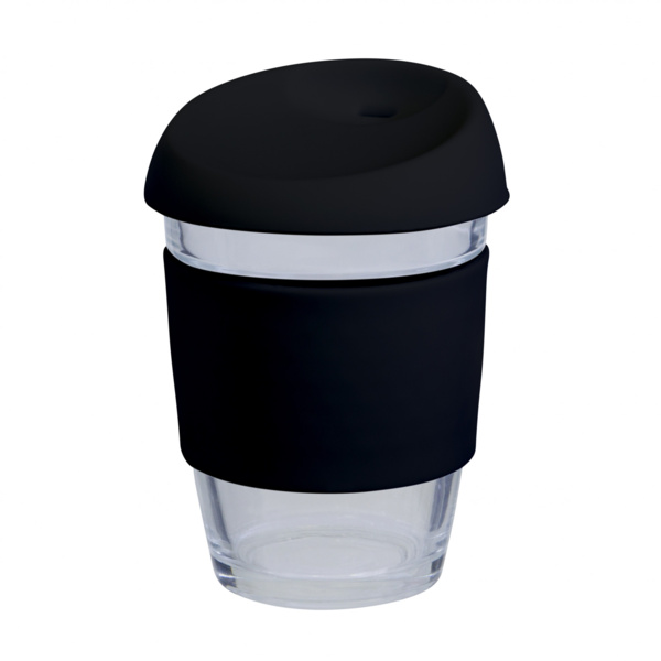 340ML Glass Karma Kup with Silicone Lid Thumbnail